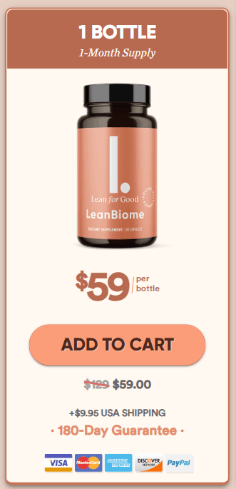 Order LeanBiome 1 bottle